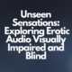 Unseen Sensation: Erotic Audio Visually Impaired and Blind